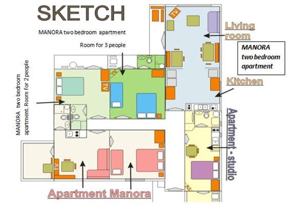 Manora Sucuraj 2 Bedroom Apartment エクステリア 写真